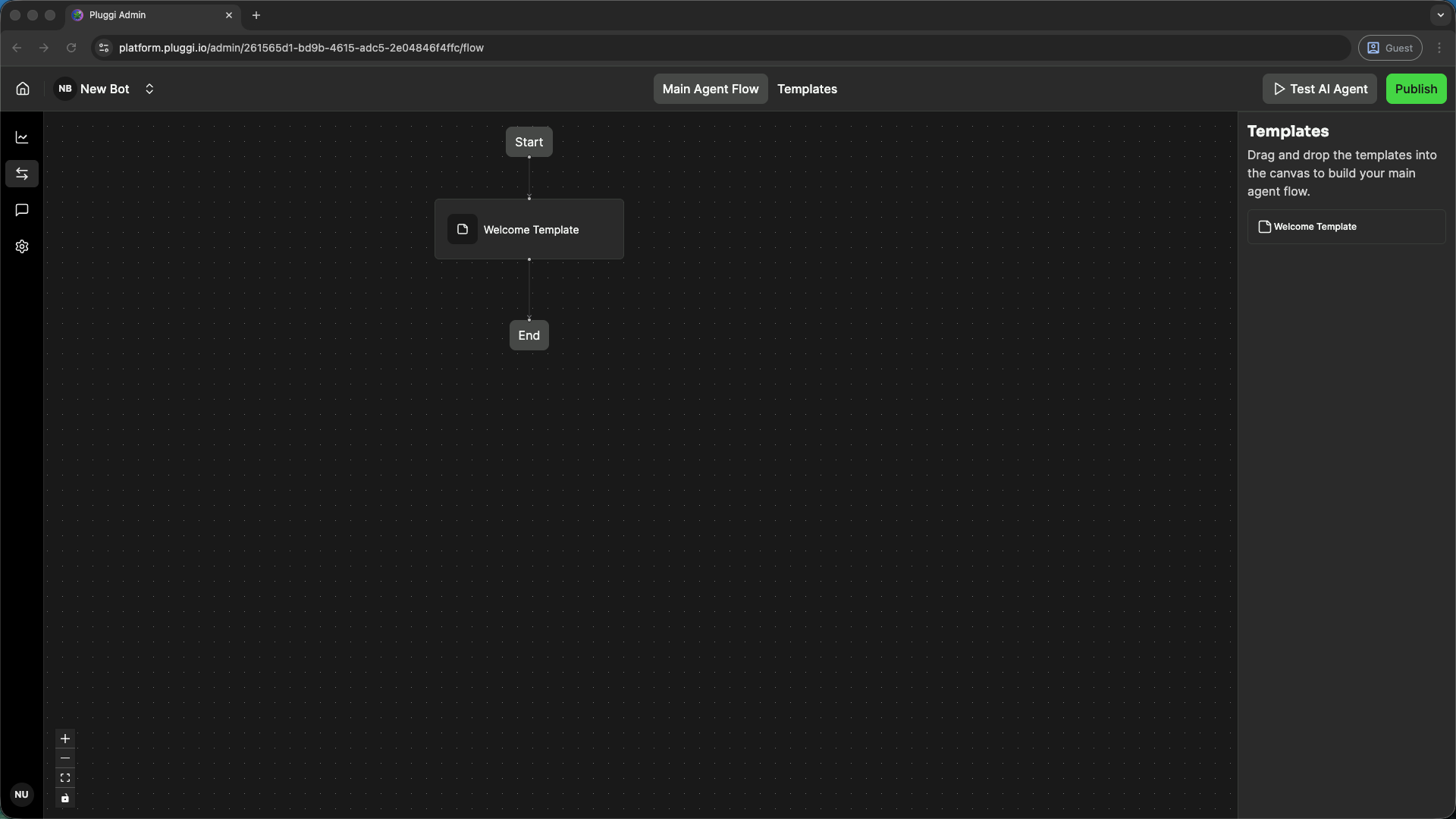 Templates interface